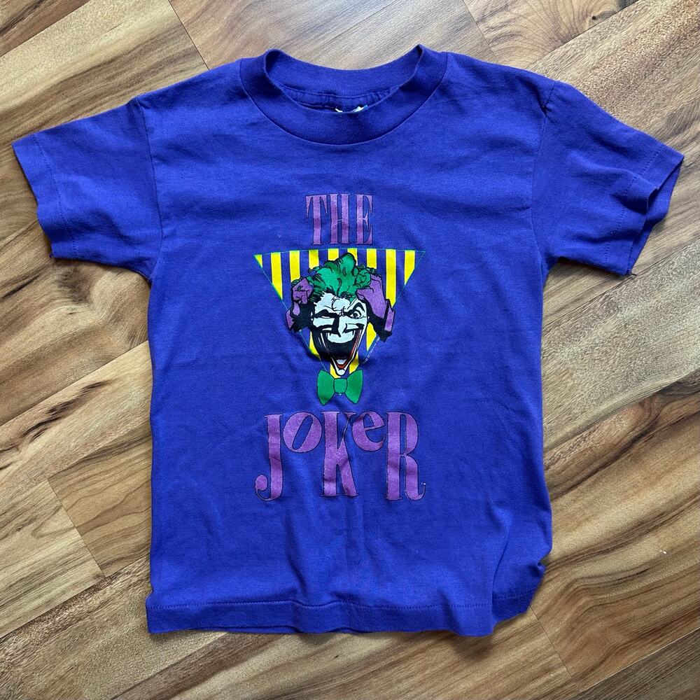 Vintage 80s Joker Tshirt Kids size 10/12